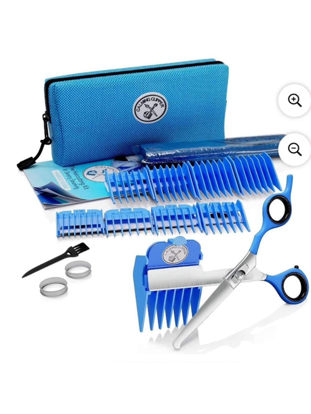 Calming Clipper-Hair Cutting Kit with Scissors & Combs